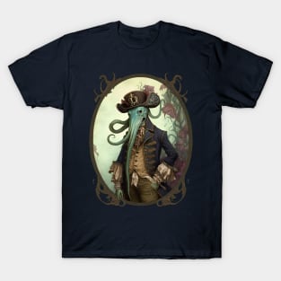 Victorian Pirate Octopus T-Shirt